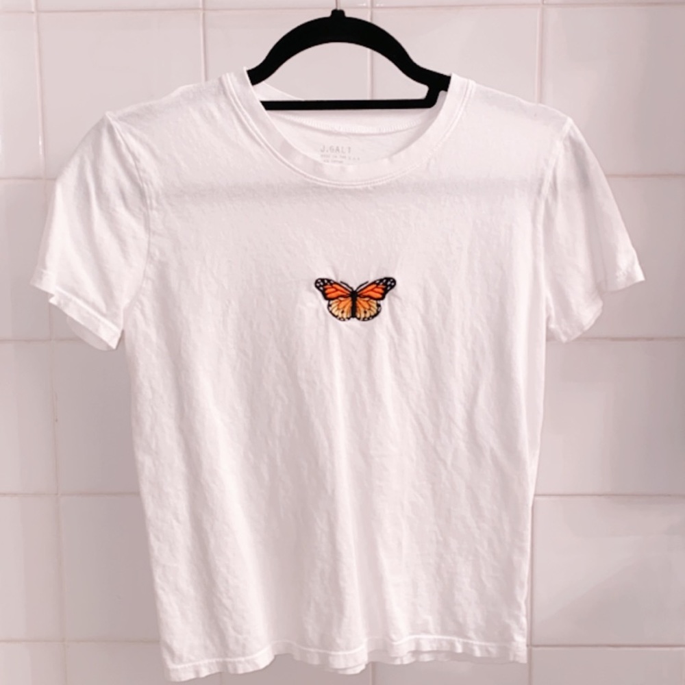 BRAND NEW BRANDY MELVILLE BUTTERFLY TOP